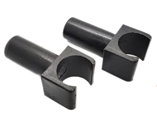 ComsenMed Wheelchair Seat Rail GuideFits 78 Inch TubingSteel Standard wheelschairs and Transport Chairs Common PartsReplacement Parts seat Rail guide19mm Diameter1PairBlack - Image 5