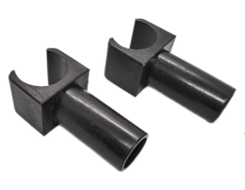 ComsenMed Wheelchair Seat Rail GuideFits 78 Inch TubingSteel Standard wheelschairs and Transport Chairs Common PartsReplacement Parts seat Rail guide19mm Diameter1PairBlack - Image 3
