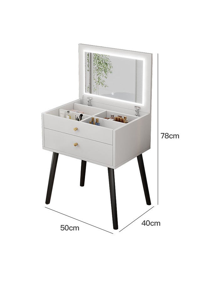 Sharpdo - Modern Bedroom with LED Light and Drawer Dresser 50*40*78cm - Image 1
