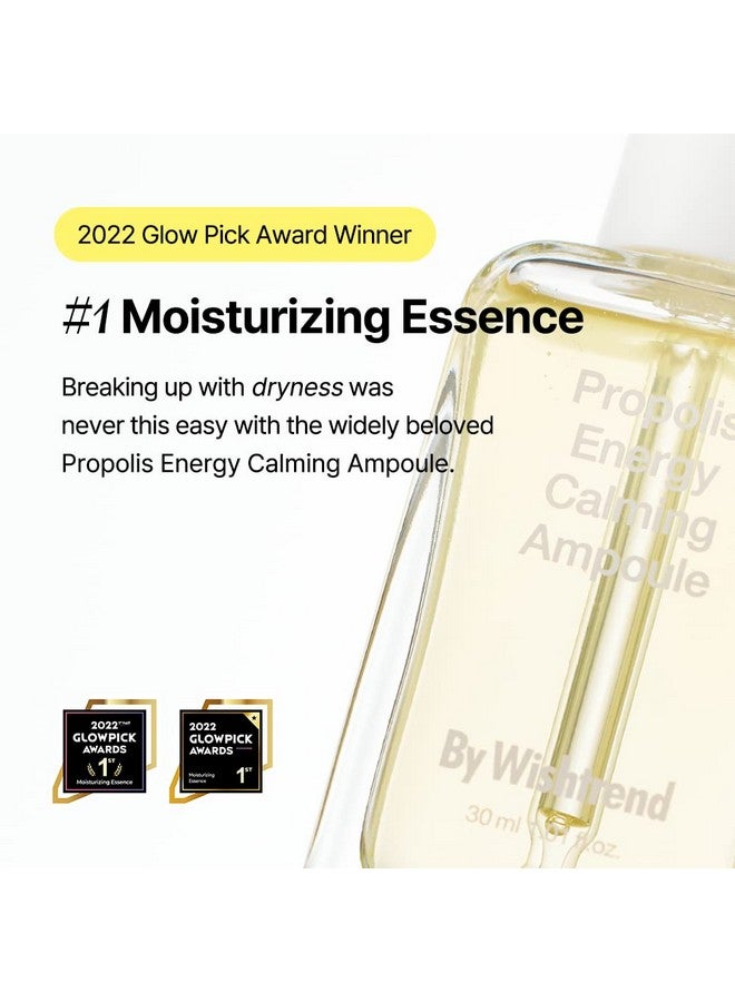 By Wishtrend [By Wishtrend]Propolis Energy Calming Ampoule 30ml 1.02 Fl Oz - Prevent Blemishes, Hydration, Hyperpigmentation, Ideal for Sensitive, Troubled Skin, Light Propolis ampoule - Image 2