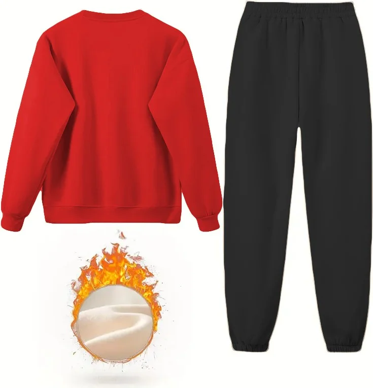 دوغ فش Tracksuit Oversize Bold Printed Tracksuit Red