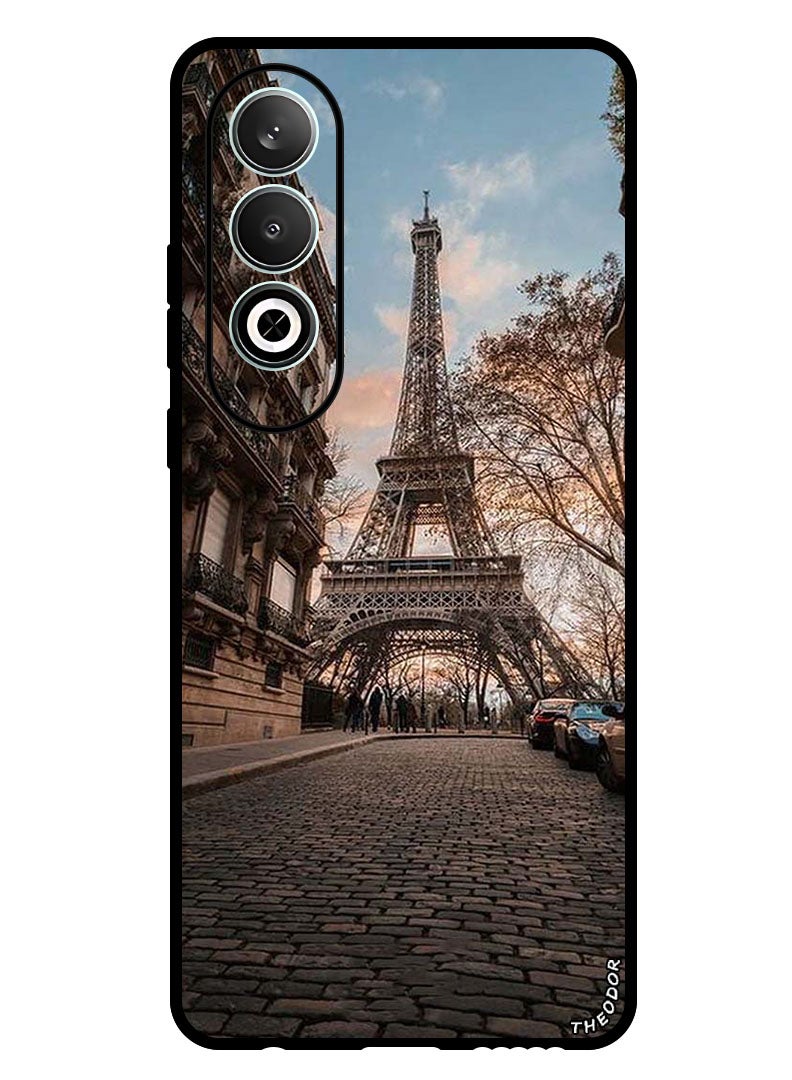 Theodor Protective Case Anti Scratch Shock Proof Bumper Cover For Oppo K12 Effiel Tower - Image 1