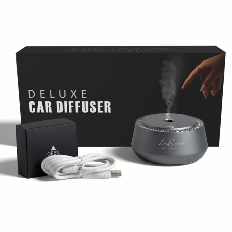 LUXSCENT COLLECTION Smart Car Diffuser with 20ML Scent Oil Included - Car Air Freshener - Aromatherapy Diffuser - Portable, Compact, Cordless and Quiet Device - Deluxe Car Diffuser Luxscent Collection - Image 1