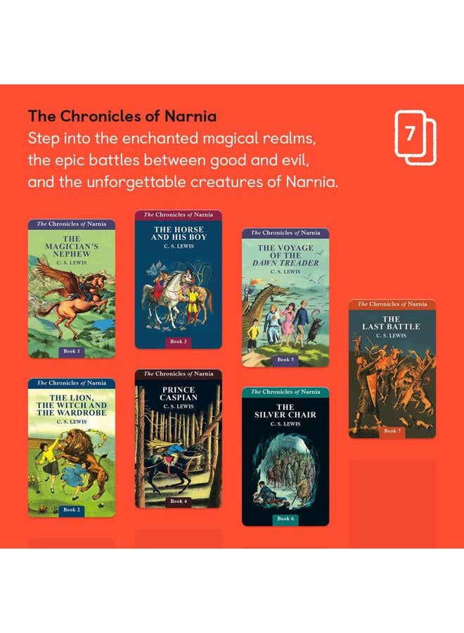YOTO The Chronicles of Narnia by C. S. Lewis – 7 Kids Audio Cards for Use with Player & Mini All-in-1 Audio Device, Screen-Free Listening with Fun Stories for Playtime, Bedtime & Travel, Ages 8+ - Image 2
