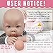 Vollence 17 inch Full Body Silicone Baby Doll That Look Real BoyEyes Open Realistic Reborn Real Lifelike Baby Dolls Boy - Image 4