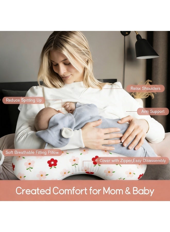 Arabest Space Nursing Pillow -100% Cotton Printed Kids Design -Nursing Support for Breastfeeding, Bottle Feeding, and Bonding- Size : 60 x 58 x 15cm - Image 5