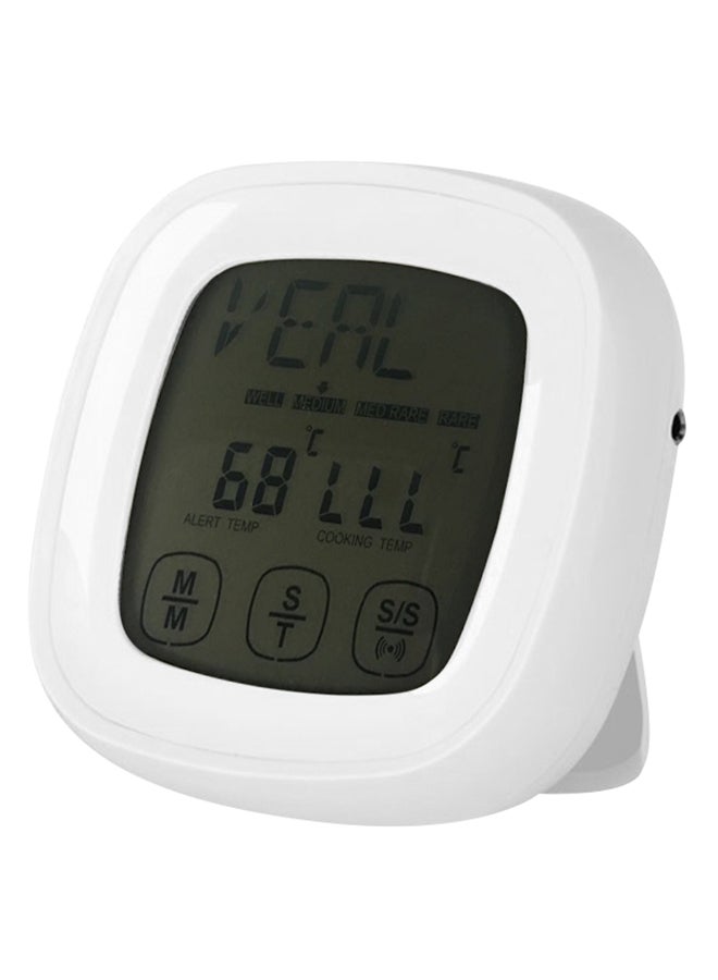 NIBEMINENT Digital LCD Touchscreen Barbecue Timer White  - Image 3