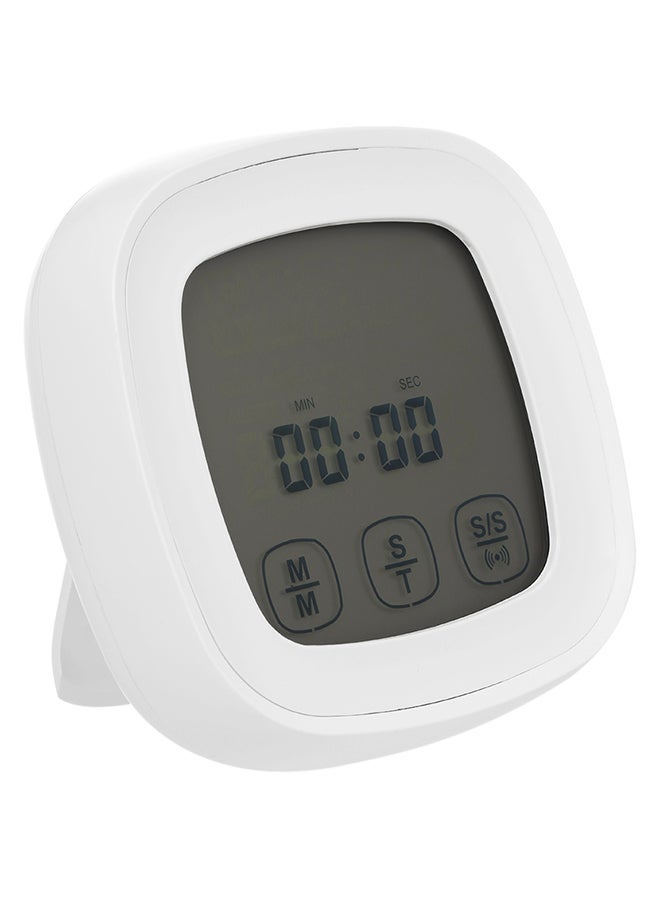 NIBEMINENT Digital LCD Touchscreen Barbecue Timer White  - Image 2