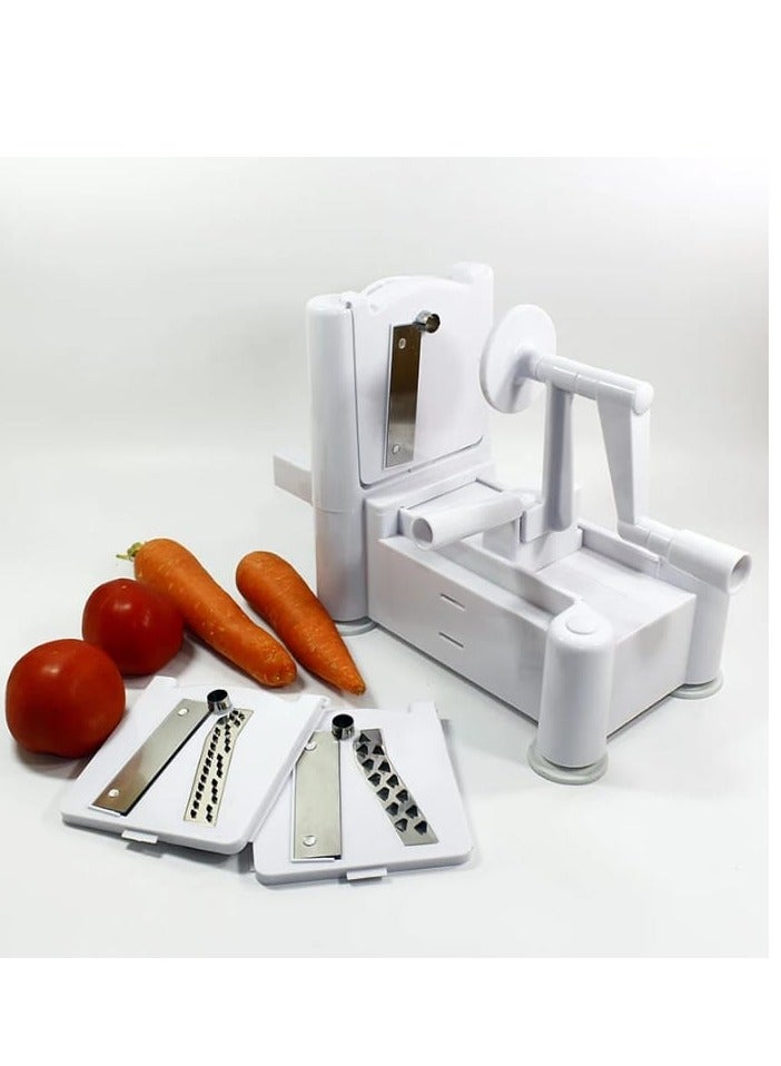 Vegetable Zucchini Noodle Maker Pasta Cutter Cutter with 3 Blades Vegetable Cutter Attachment for Potato Cucumber Slicer  - Image 4