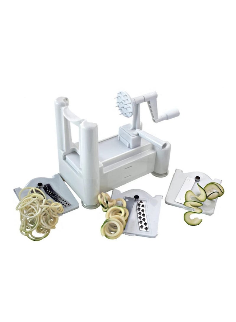 Vegetable Zucchini Noodle Maker Pasta Cutter Cutter with 3 Blades Vegetable Cutter Attachment for Potato Cucumber Slicer  - Image 5