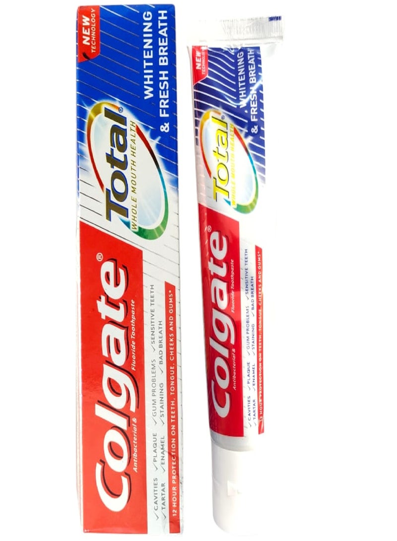 Colgate Total Toothpaste Whitening&Fresh Breath100ml - Image 1