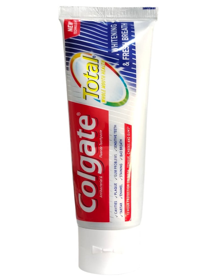 Colgate Total Toothpaste Whitening&Fresh Breath100ml - Image 3