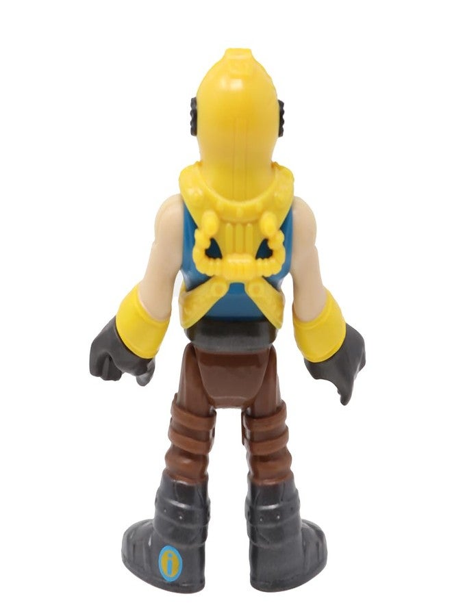 Imaginext Replacement Part for Fisher-Price Collectible Captain Nemo and Stingray Pirate Sea Boat Playset DTH43 - Replacement Poseable Deep Sea Diver Captain Nemo Figure - Image 3