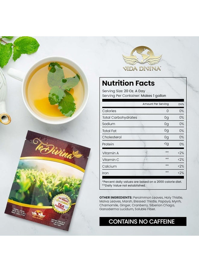 Vida Divina Detox Tea All Organic Healthy Cleansing Formula - Image 3