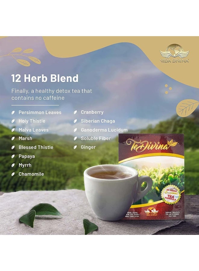 Vida Divina Detox Tea All Organic Healthy Cleansing Formula - Image 4