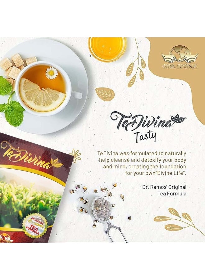 Vida Divina Detox Tea All Organic Healthy Cleansing Formula - Image 2
