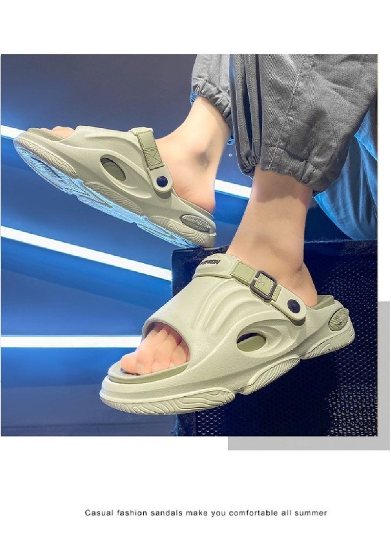 Aethvive Anti Slip Summer Slippers,Bathroom Slippers, Household Slippers, Thick Soled Trendy Casual Sandals - Image 4