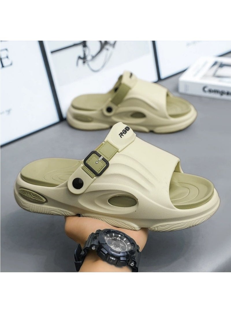 Aethvive Anti Slip Summer Slippers,Bathroom Slippers, Household Slippers, Thick Soled Trendy Casual Sandals - Image 1