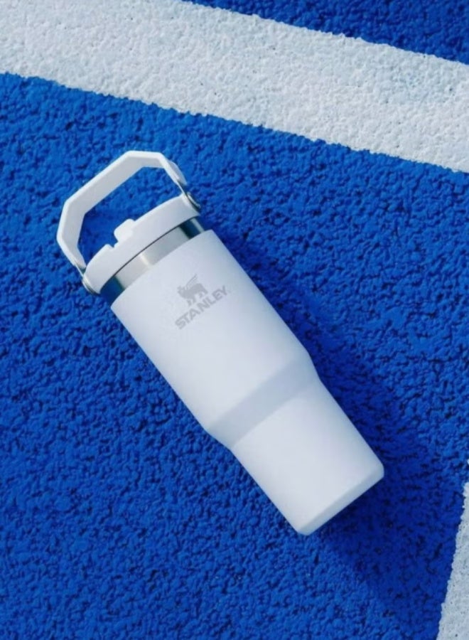 Stanley lce Flow 30oz Quencher H2.0 Fast Flowstate Stainless Steel Tumbler - Vacuum Insulated Water Bottle for Home, Office or Car and Travel,Reusable Cup with Straw Leak Resistant Flip Cold for 9 Hours or Iced for 40 Hours,Filling water or Iced Tea or Coffee, Smoothie and More,BPA-Free,Cream (White) - Image 4