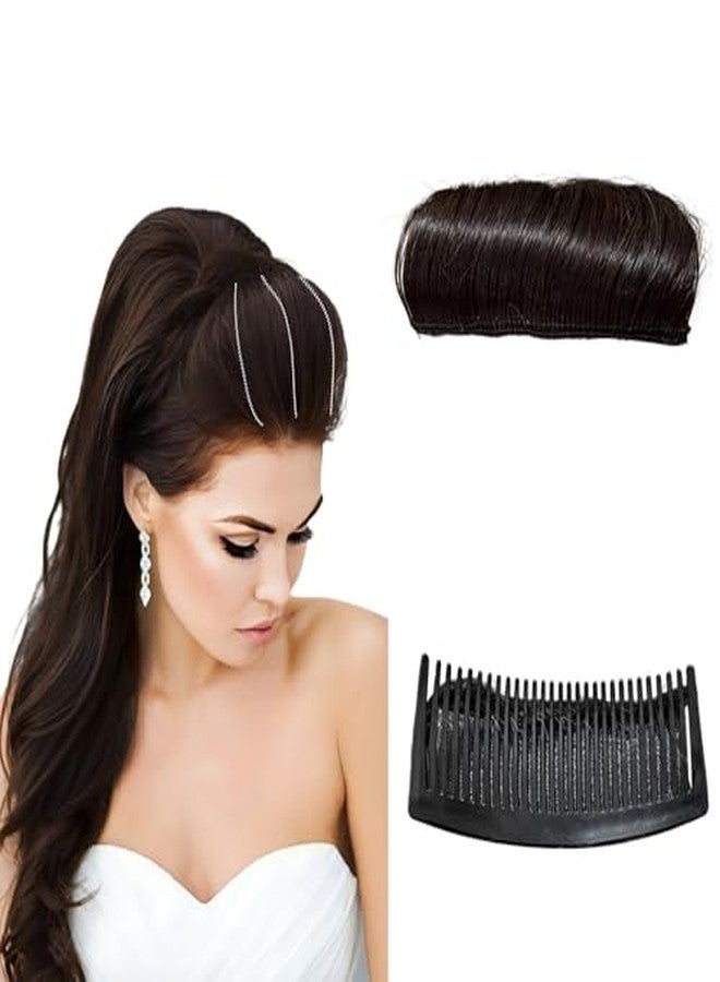 Pinaka Bottom Bump Top Hair BROWN Bump Puff Maker Extension Accessories - Image 2