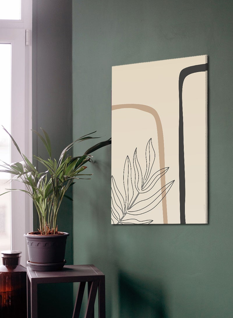 LOWHA Canvas Wall Art Stretched Over Wooden Frame with Abstract Painting - Image 3