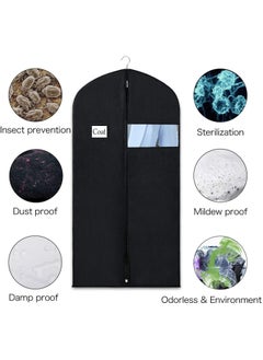 XiuWoo 16-Pack Closet Garment Bag Clothes Cover Set with Clear Window and ID Card Holder  - Image 3