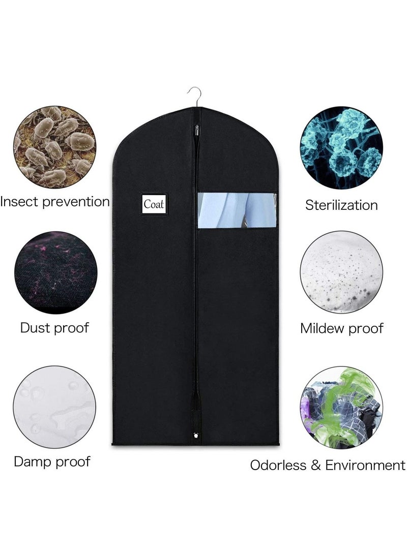 XiuWoo 16-Pack Closet Garment Bag Clothes Cover Set with Clear Window and ID Card Holder  - Image 3