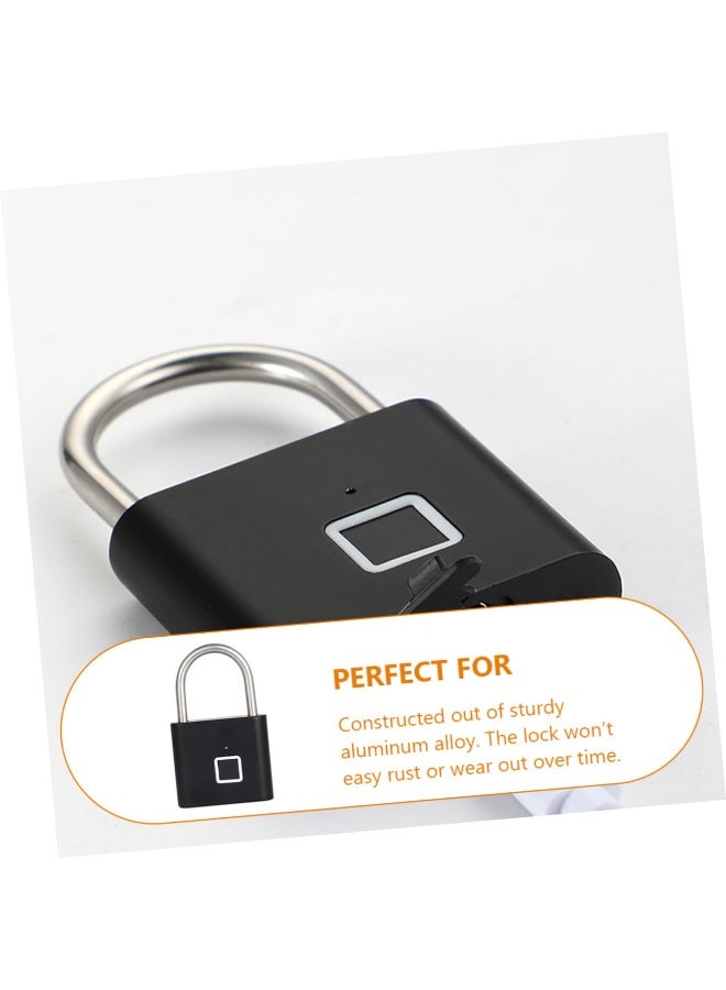 قفل من سبائك الألومنيوم، قفل ببصمة الإصبع، خزانة رياضية خارجية مقاومة للطقس. - Image 3
