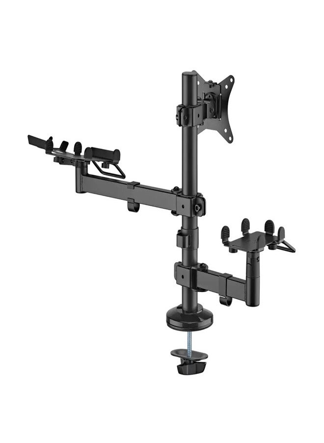 Skill Tech SHMM 02S POS Mounting Stand for Most 17"–32" Screens, VESA 100x100, Max Load Capacity 9kg  - Image 2