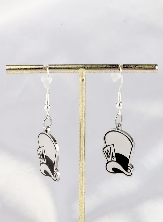 FAADBUK 10/6 Mad Hatter Hat Inspired Earring Mad Hatter Fan Gift (mad hat earring) - Image 3