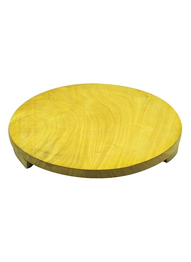 Majestic Majestic Haldu Wood Rolling Board with Wooden Rolling Pin – 30 cm Board & 36 cm Pin – Premium 100% Seasoned Haldu Wood, Durable & Lightweight, Ideal for Roti, Chapati, and Baking (Chakla Belan)  - Image 5