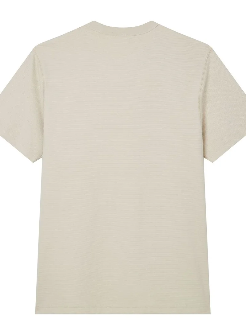 GIORDANO  Men’s Regular Fit Stretch Waffle Tee for Men | Best Price UAE