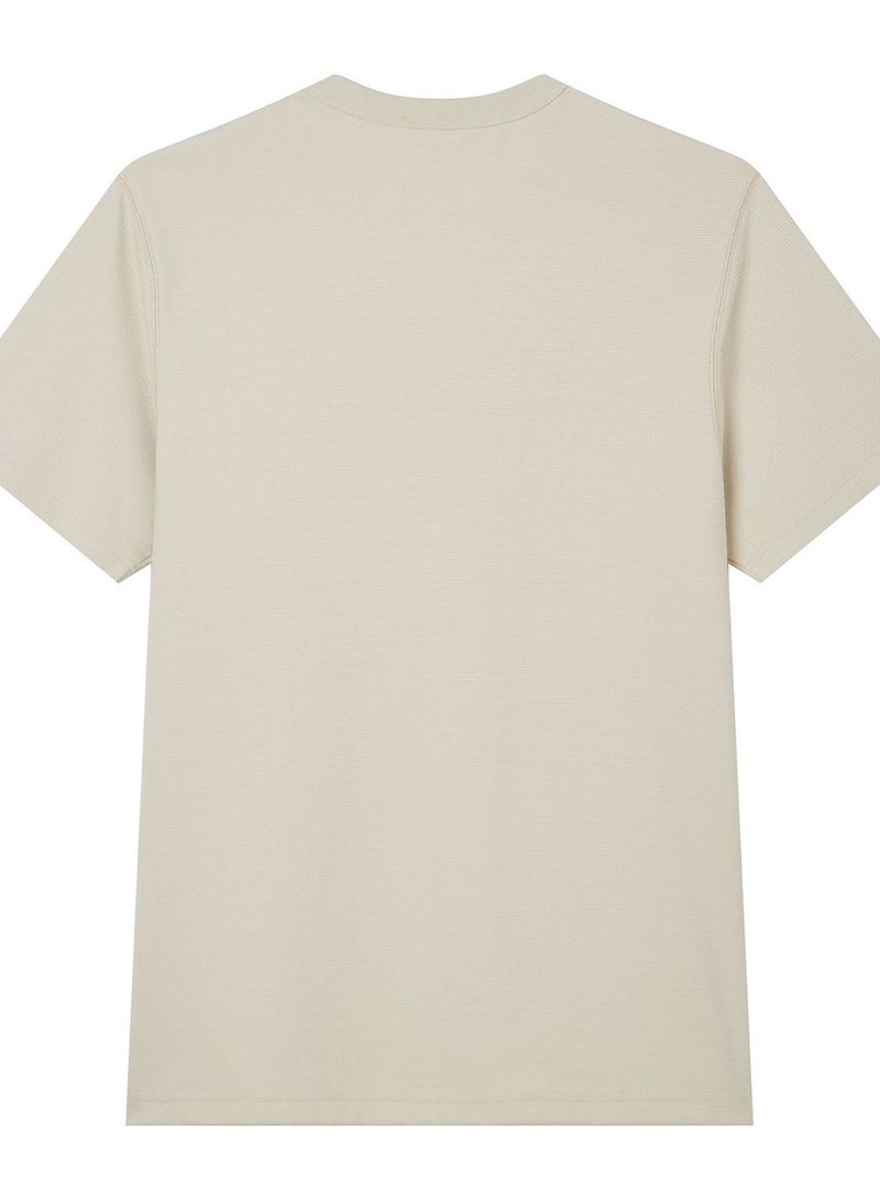 GIORDANO Men’s Regular Fit Stretch Waffle Tee - Image 4