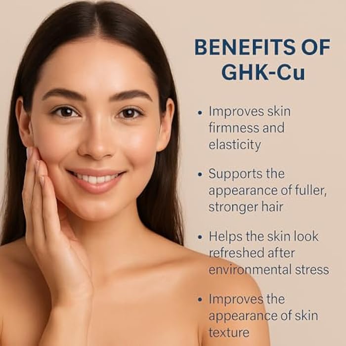 Skin Perfection GHK-CU Copper Peptides Serum for Face & Hair - Copper Peptide for Skin, Hair & Scalp