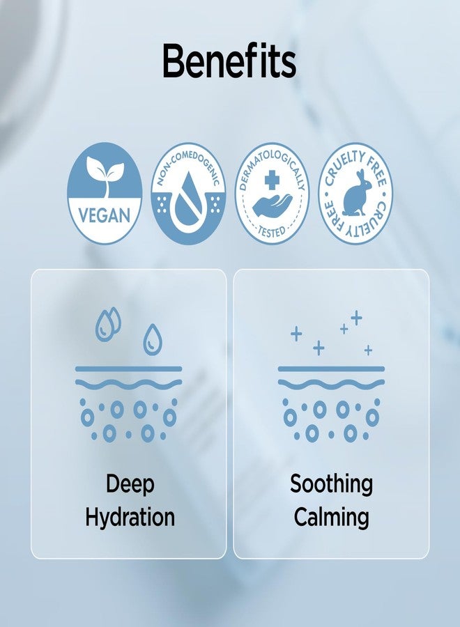 P.CALM تونر P.Calm هايالورون دبل شوت - حمض الهيالورونيك وسانتيلا أسياتيكا لترطيب عميق وتهدئة طوال اليوم، العناية بالبشرة الكورية المرطبة (200 مل / 6.76 أونصة سائلة) - Image 2