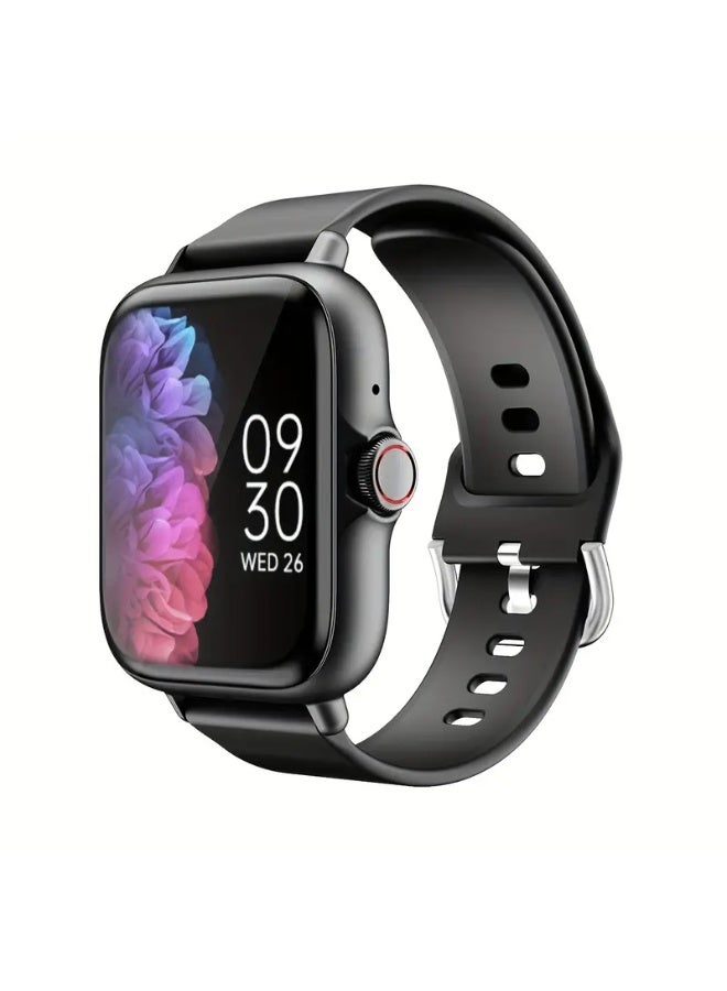 كيلا ساعة ذكية للرجال والنساء، مقاس 1.83 بوصة، متوافقة مع هواتف iPhone وSamsung وAndroid، ساعة تتبع اللياقة البدنية مع عداد الخطوات، ومعدل ضربات القلب/مراقبة النوم، والأكسجين، ومقاومة للماء IP68 - Image 1