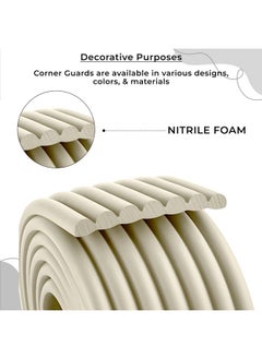 BEMBIKA Baby Proofing Edge & Corner Guards Furniture Edge Guard It�S Thin & Sleek Design For Sharp Edges Of Table, Bed, Kitchen Counter Top And Furniture For Babies & Child�S Safety - (W-Shape) White  - Image 4