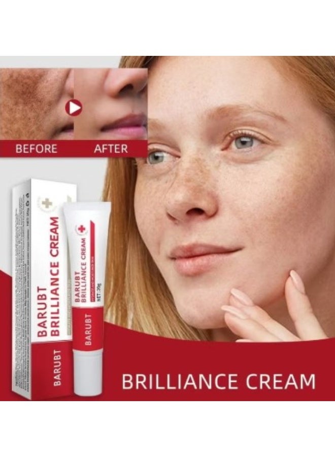 BARUBT Brilliance Cream Skin Lightening Treatment For Freckle, Sunburn, Dark Spot, Age Spot 20g - Image 3