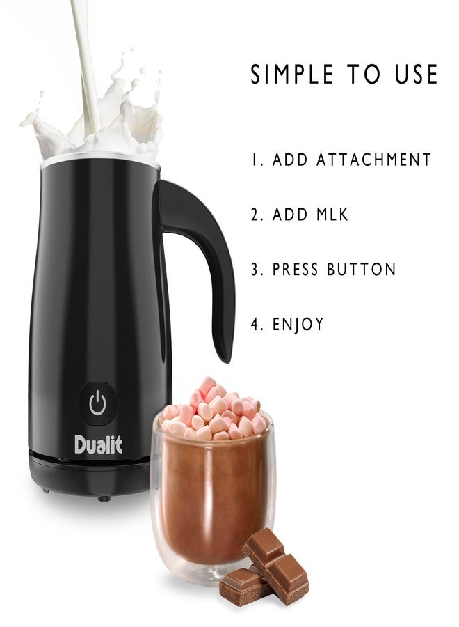 Dualit Hot Chocolate Maker & Milk Frother - 11.2 fl.oz Capacity - One Touch Operation - Hot Chocolate Function - Removable Whisk for Easy Cleaning - Cordless Jug - Non-Stick - Handle - Image 5