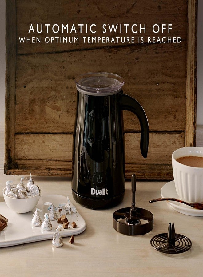 Dualit Hot Chocolate Maker & Milk Frother - 11.2 fl.oz Capacity - One Touch Operation - Hot Chocolate Function - Removable Whisk for Easy Cleaning - Cordless Jug - Non-Stick - Handle - Image 4