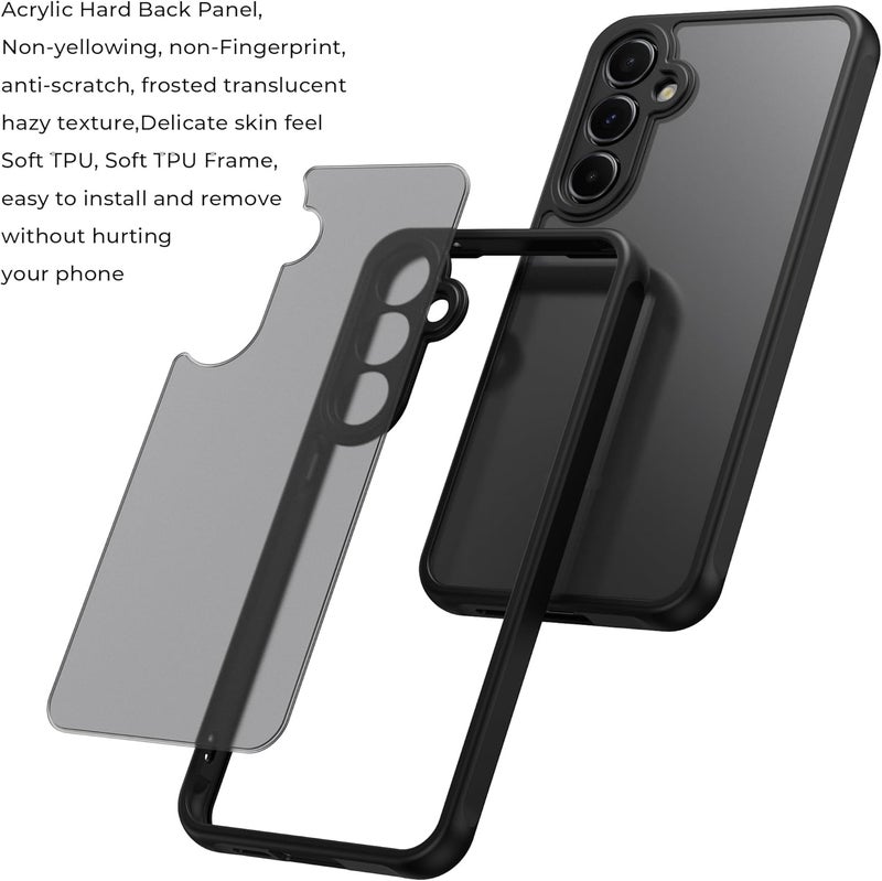 Demark Matte Case for Samsung Galaxy A55,Frosted Translucent Back Phone Cover,Shockproof Drop Protection Cover for Galaxy A55 (Galaxy A55) - Image 3