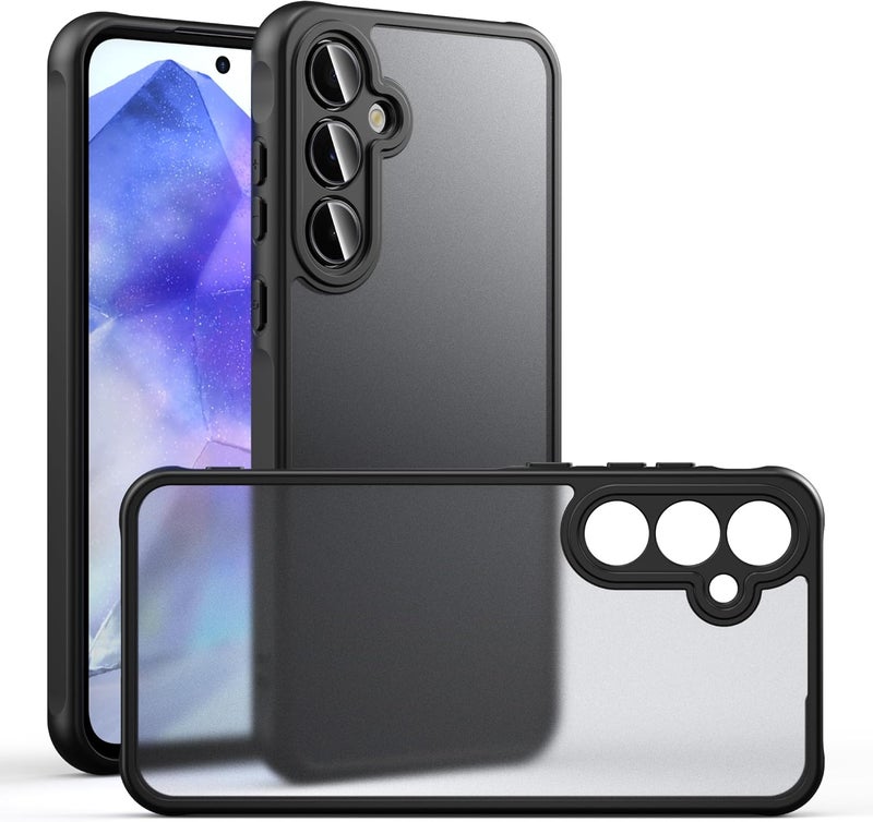 Demark Matte Case for Samsung Galaxy A55,Frosted Translucent Back Phone Cover,Shockproof Drop Protection Cover for Galaxy A55 (Galaxy A55) - Image 1