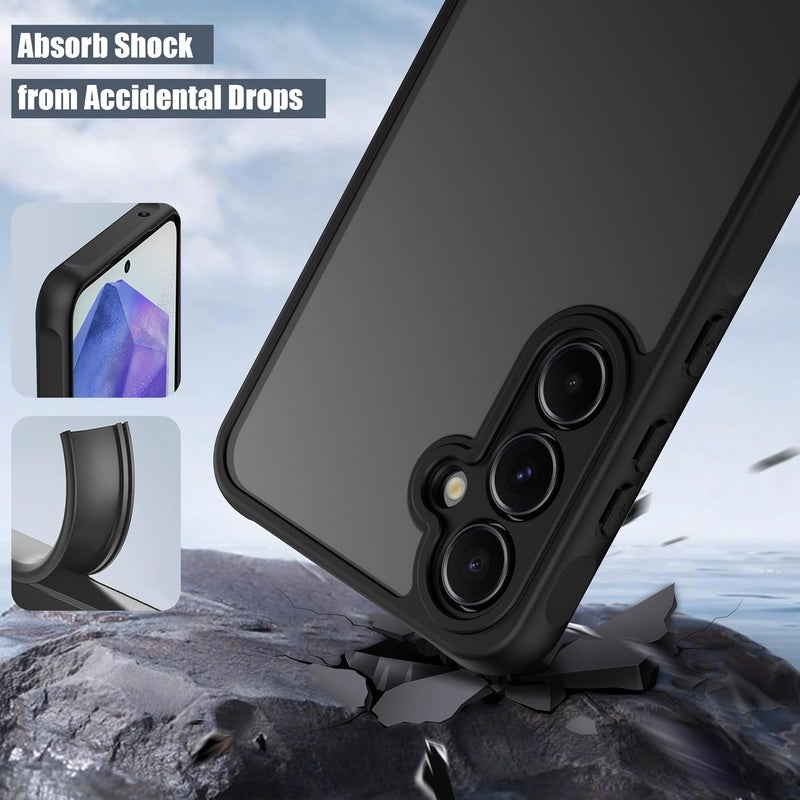 Demark Matte Case for Samsung Galaxy A55,Frosted Translucent Back Phone Cover,Shockproof Drop Protection Cover for Galaxy A55 (Galaxy A55) - Image 5