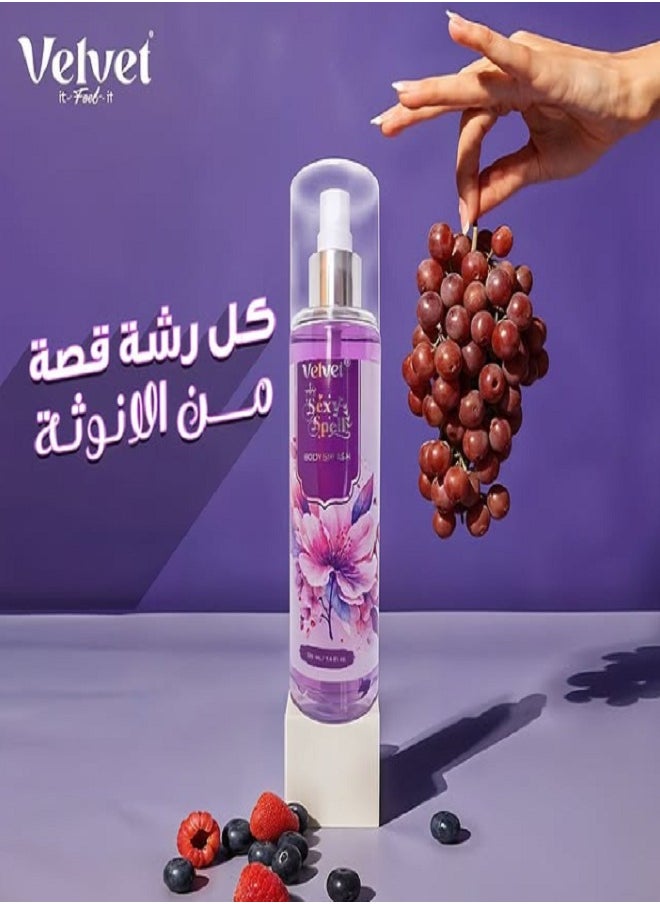 VELVET - Sexy Spell Body Splash 250ml - Image 1