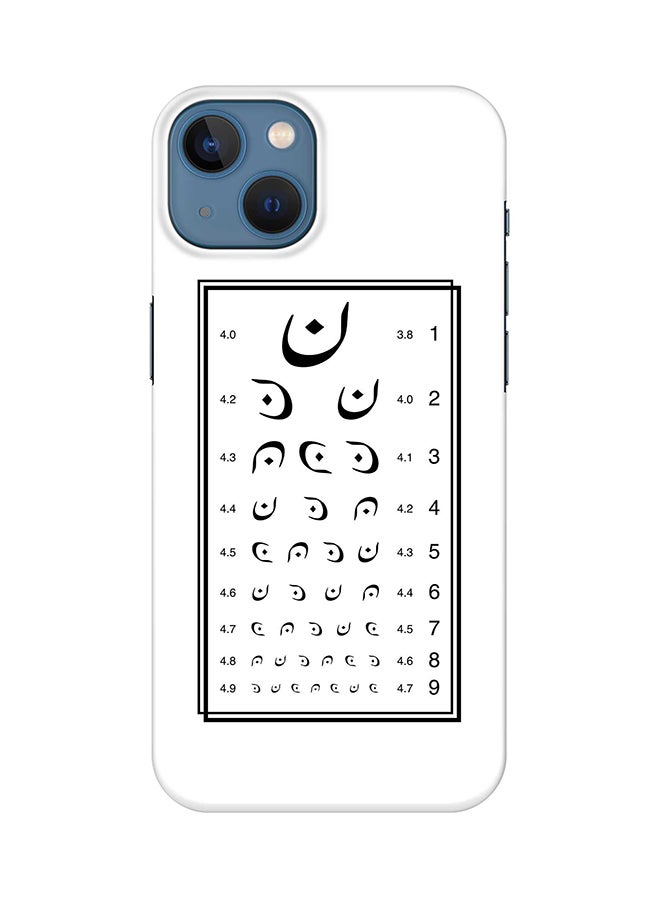 Stylizedd Case for iPhone 15 Slim Snap Classic Series Mobile Cover Hard PC Shield Matte Finish Phone CasePrint - Eye Test - Image 1