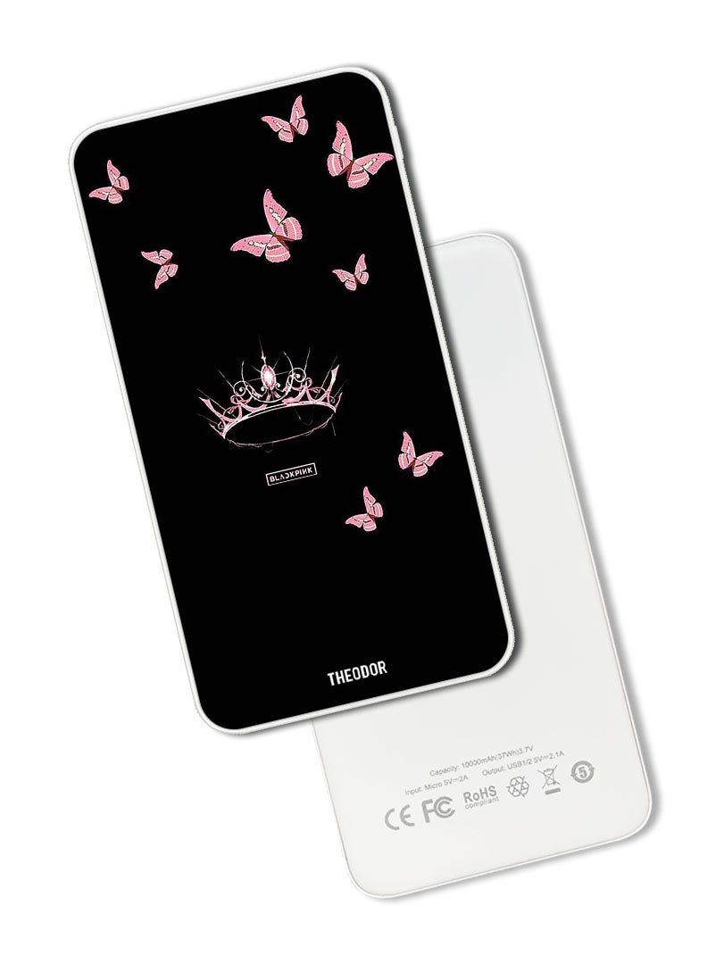 Theodor 10,000 mAh Super Fast Charging Ultra Compact Power Bank with Quick Charge & Power Delivery, Portable Charger For iPhone and Android Blink - Image 1