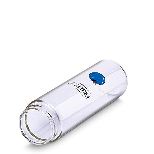 Freelance Ambrosia Glass Water Bottle 600 ml Wild Berri - Borosilicate Glass Bottle for Fridge - BPA-Free, Leak-Proof Lid for Office, Gym, Outdoors - Eco-Friendly, Reusable Water Bottle Glass - Image 3