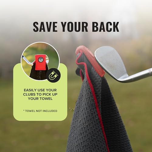 Stripebird - Magnetic Clip for Any Towel (Red) - Highest Strength Magnet for Magnetic Golf Towel - Removable from Towels - Magnet Golf Towel - Magnetic Golf Towels for Men - Image 5