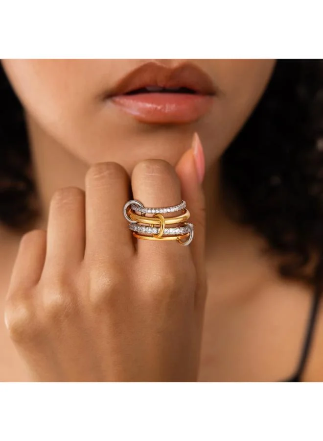 Rovaux  Aya Noor Band Ring for Women | Best Price UAE