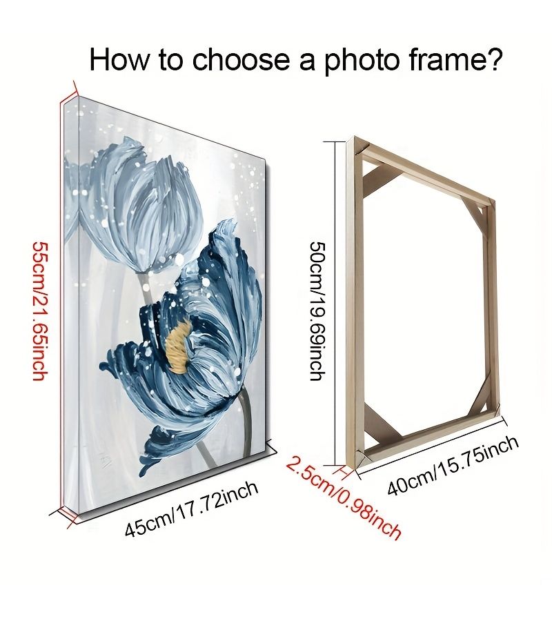 Diy Wooden Picture Frame Set 60x90cm For Art Poster Home Decor Wall - Image 4